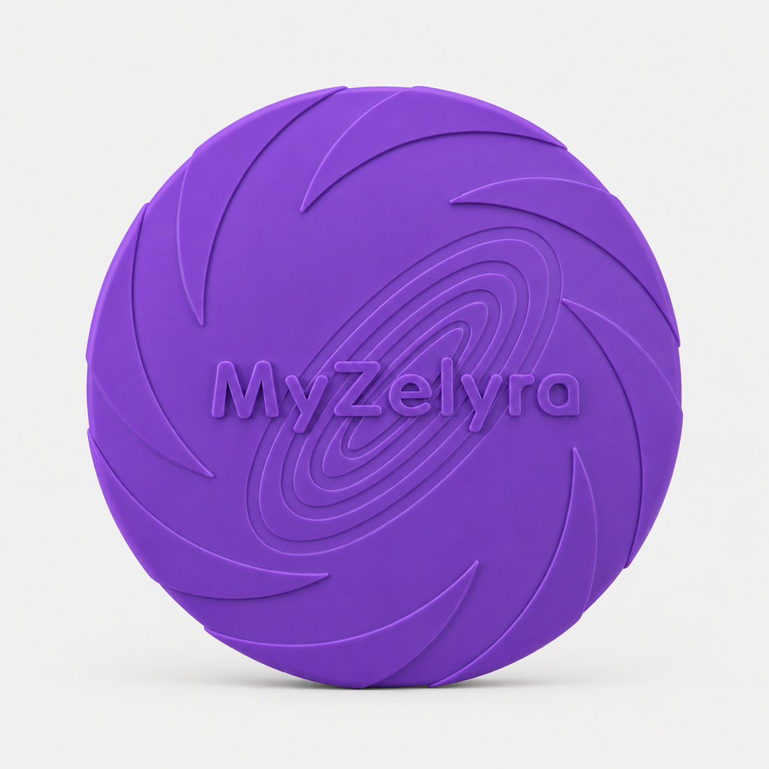 FlyPaw soft flying disc for dogs in purple