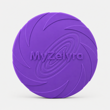 FlyPaw soft flying disc for dogs in purple