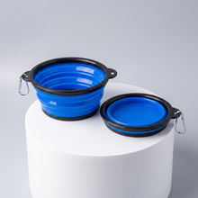TrailSip collapsible dog water bowl with carabiner clip
